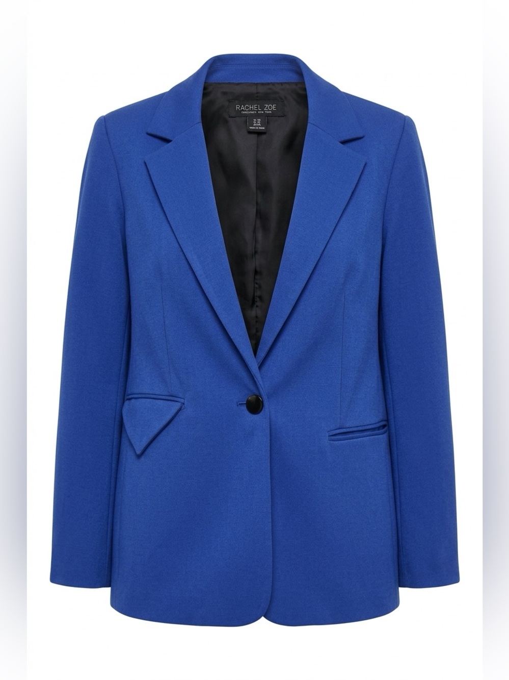 Rachel Zoe Electric Blue Single-Button Blazer